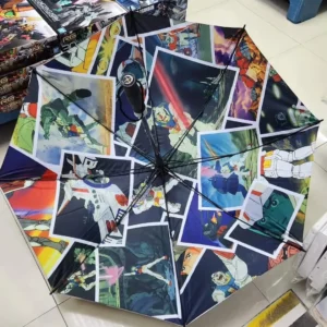 GIMANS CARE EFSF  Gundam Dual Sided Umbrella 灰色雙面雨傘 985947