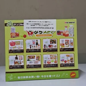 RE-MENT 昭和微縮 超市食物+購物籃 506975