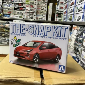 Aoshima 1/32 02-B The Snap Kit Toyota Prius Red 免上色免膠水 054178