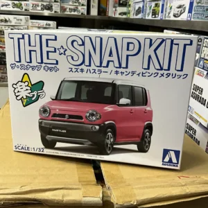 Aoshima 1/32 01-B The Snap Kit Suzuki Hustler Pink  免上色免膠水 054154