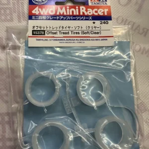 Tamiya OFFSET TREAD TIRES (SOFT/CLEAR) 15378 (68A)