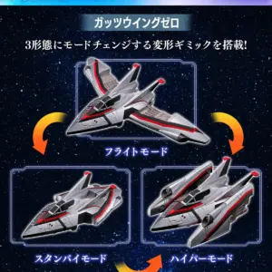 預訂 (2025年7月29日截) Bandai - ULTRIDE 編年史 勝利飛燕 GUTS WING ZERO 行版 (訂價:$321) BD80480
