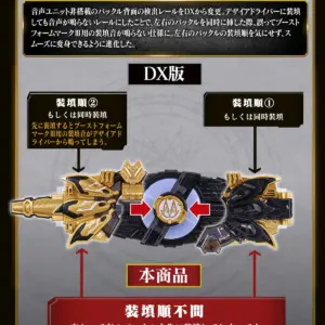 預訂 (2025年8月7日截) Bandai - PREMIUM DX 紀念版 DOOMS GEATS 昇華帶扣套裝 行版 (訂價:$404) BD80704