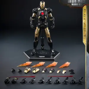 預訂 (2025年8月11日截) Threezero – Marvel Studios The Infinity Saga DLX Ironman Mark 7 黑金版 (訂價:$780) TZ30923