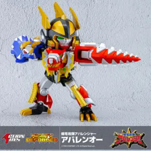 預訂 (2025年8月24日截) ACTION TOYS - MIGHTY DEFORMED 爆龍戰隊ABARANGE 暴連王 ABARENOH (訂價:$560)
