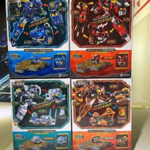 韓版 SAMG 最強恐龍迷你特工隊 RexKaiser 合體 Set of 4 53041/53044/53045/53046