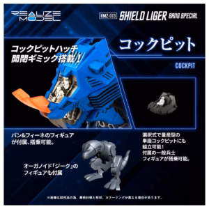 預訂 (2025年9月2日截) TAKARA TOMY - 1/100 重裝長牙獅 Shield Liger Bang Ver. (訂價:$324) TT99552