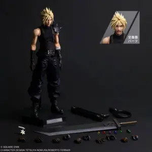 預訂 (2025年9月3日截) SquareEnix - PLAY ARTS真 克勞德 Cloud Strife (最終幻想VII 重生) (訂價:$1440) SE38958