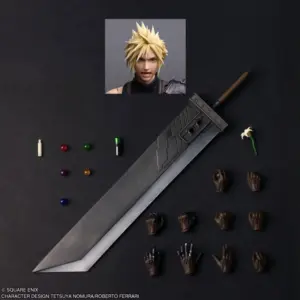 預訂 (2025年9月3日截) SquareEnix - PLAY ARTS真 克勞德 Cloud Strife (最終幻想VII 重生) (訂價:$1440) SE38958