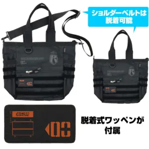 預訂 (2025年9月4日截) COSPA - 裝甲騎兵 紅肩隊 時尚手提袋 (BLACK/GREEN) [再販] (訂價:$600) CP5932-1264