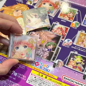 BANDAI扭蛋 超時空要塞F 迷你CD吊飾 SET OF 7 (1)
