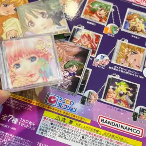 BANDAI扭蛋 超時空要塞F 迷你CD吊飾 SET OF 7 (1)