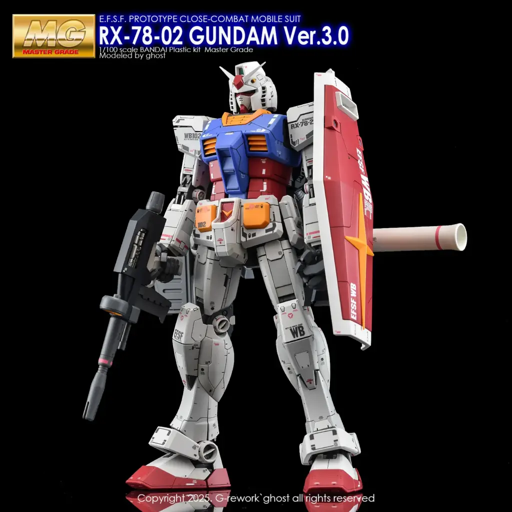 新作 G-rework デカール MG RX78-2 ガンダム ver.3.0
