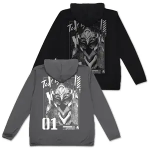 預訂 (2025年10月23日截) COSPA EVANGELION 初號機 薄款乾爽連帽衫 (Black/Gray) [再販] (可選Size) (訂價:$435) CP0135-0303