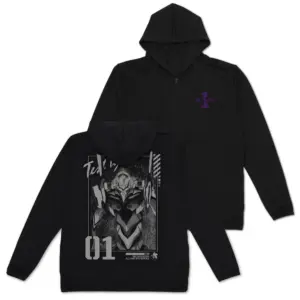 預訂 (2025年10月23日截) COSPA EVANGELION 初號機 薄款乾爽連帽衫 (Black/Gray) [再販] (可選Size) (訂價:$435) CP0135-0303