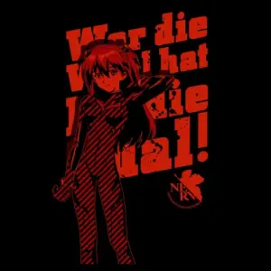 預訂 (2025年10月23日截) COSPA EVANGELION 新劇場版 明日香 T恤 (Black/Red) [再販] (可選Size) (訂價:$218) CP0195-397