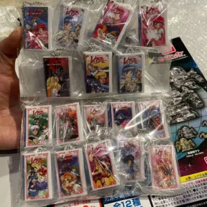 BANDAI扭蛋 魔法騎士雷阿斯 迷你錄影帶吊飾系列 Vol.1 & Vol.2 (2 Set of 17pcs) (後)