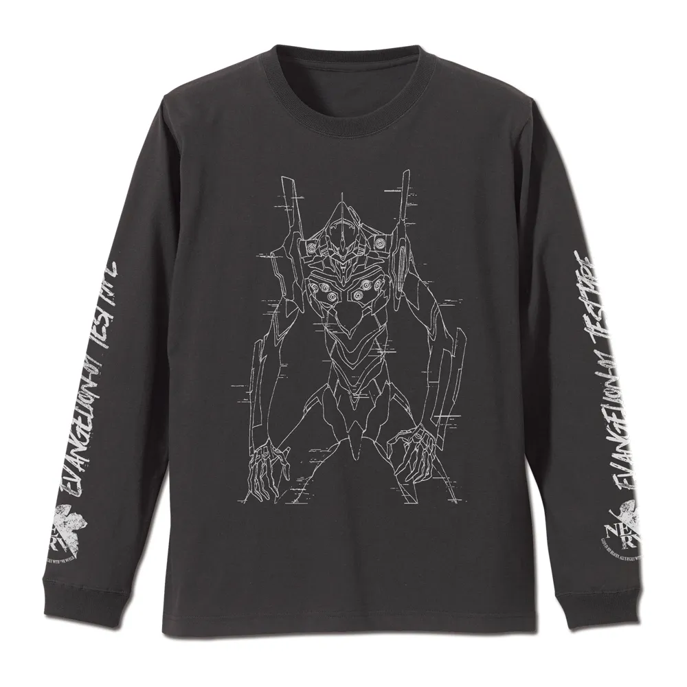 預訂 (2025年11月13日截) COSPA EVANGELION 初號機 長袖T恤 (White/Sumi) (可選SIZE) (訂價:$293) CP0135-2225 - Image 2