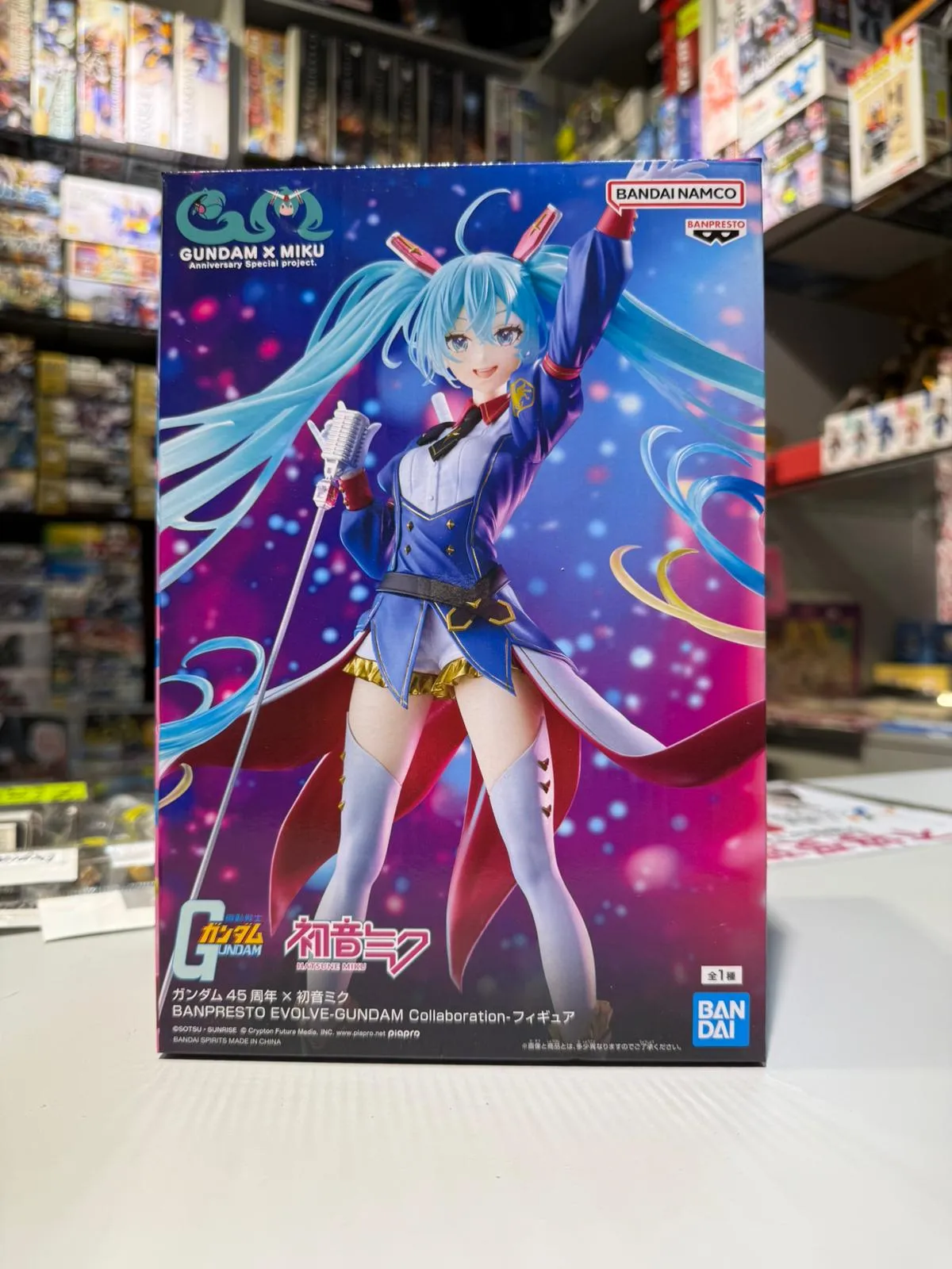BANDAI BANPRESTO景品[BANPRESTO EVOLVE] 機動戰士高達45週年X 初音
