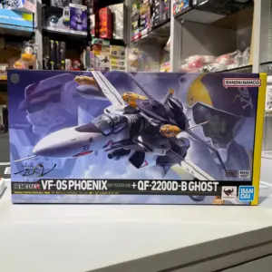 Bandai HI-METAL R VF-0S PHOENIX 鳳凰 (羅伊·福克專用機) + QF-2200D-B GHOST 69257