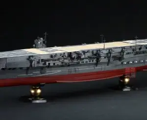 預訂 (2026年8月20日截) FUJIMI 1/350 艦船SPOT 航空母艦 加賀 豪華版 (付蝕刻片/金屬炮身/專用木甲板) (日版有機會延遲，不接急單) (訂價:$1100) FUJ60024