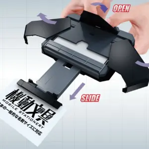 預訂 (2026年9月7日截) BANDAI 機動文具 自動變形卡片盒 -黑色配色- ((訂價:$155)BD84217