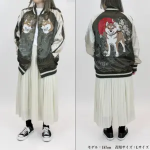 預訂 (2026年10月29日截) COSPA 世界末日與柴犬同行 刺繍 Souvenir Jacket (可選SIZE)（日版有機會延遲，不接急單)  (訂價:$1180) CP0780-1419K