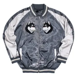 預訂 (2026年10月29日截) COSPA 世界末日與柴犬同行 刺繍 Souvenir Jacket (黒柴Ver.) (可選SIZE)（日版有機會延遲，不接急單)  (訂價:$1180) CP0784-0059K